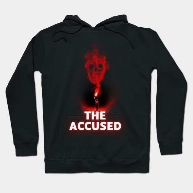 the accused red smoke Hoodie by pesidsg